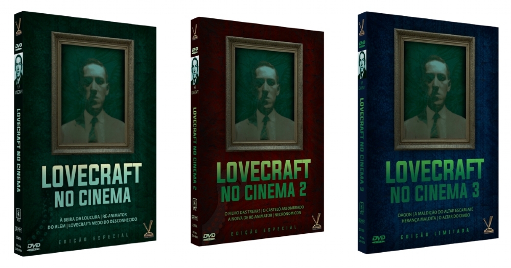 versatil Coleção Lovecraft no Cinema Volumes 1 2 3 (6 DVDs – 11 Filmes)