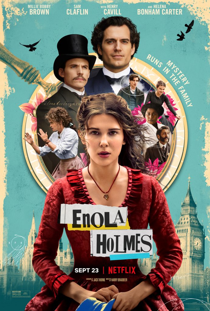 Primeiro trailer oficial de "Enola Holmes" da Netflix com Millie Bobby Brown e Henry Cavill