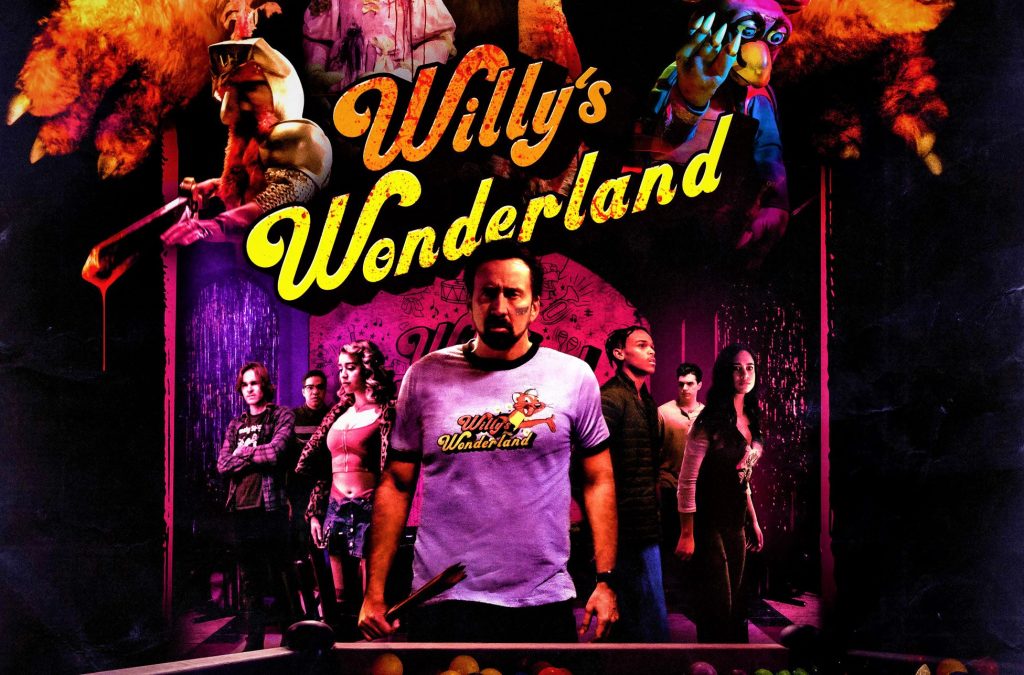 Nicoles Cage Enfrenta Animatrônicos Bizarros em "Willy's Wonderland"