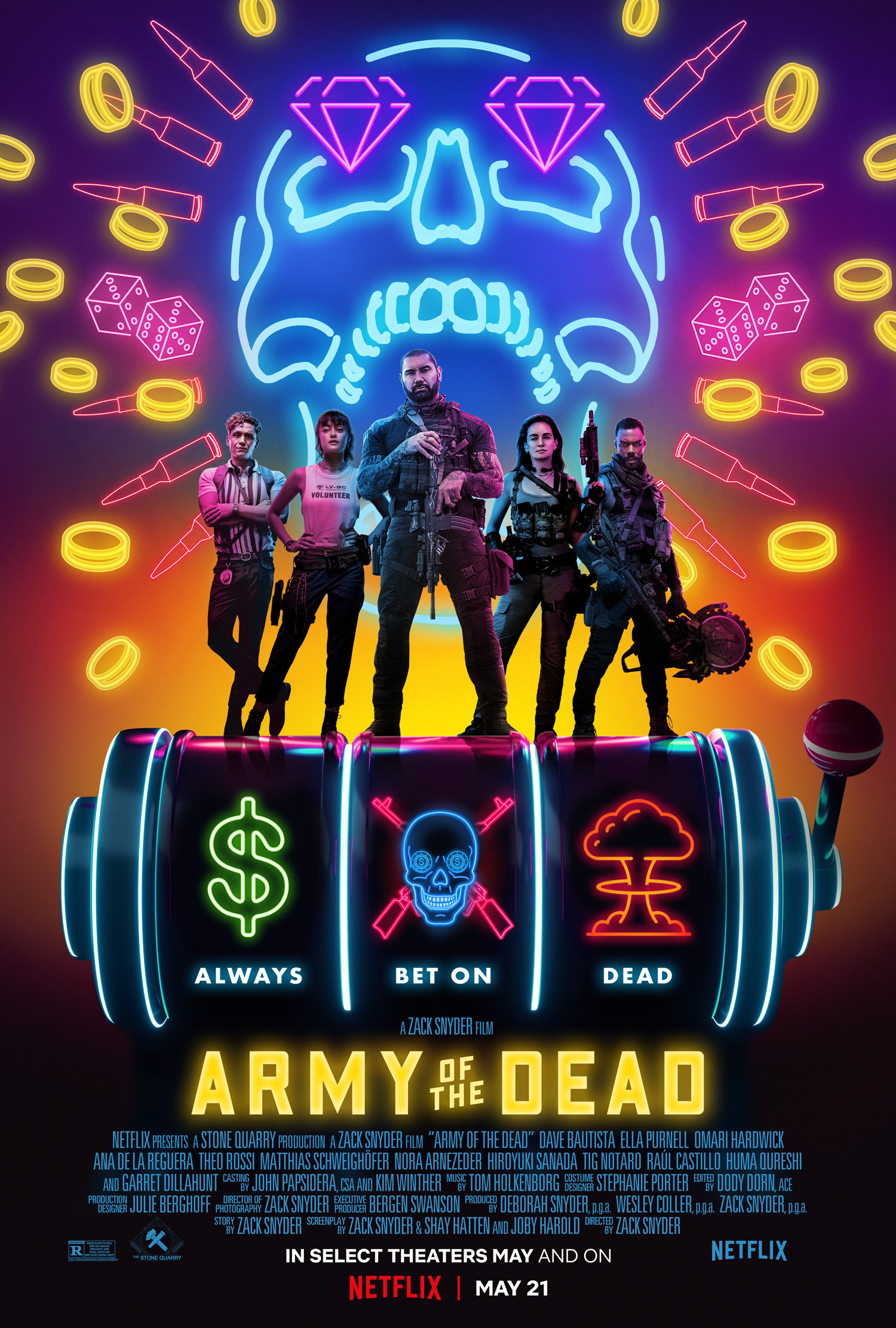 “Army Of The Dead: Invasão em Las Vegas” da Netflix Ganha novo pôster