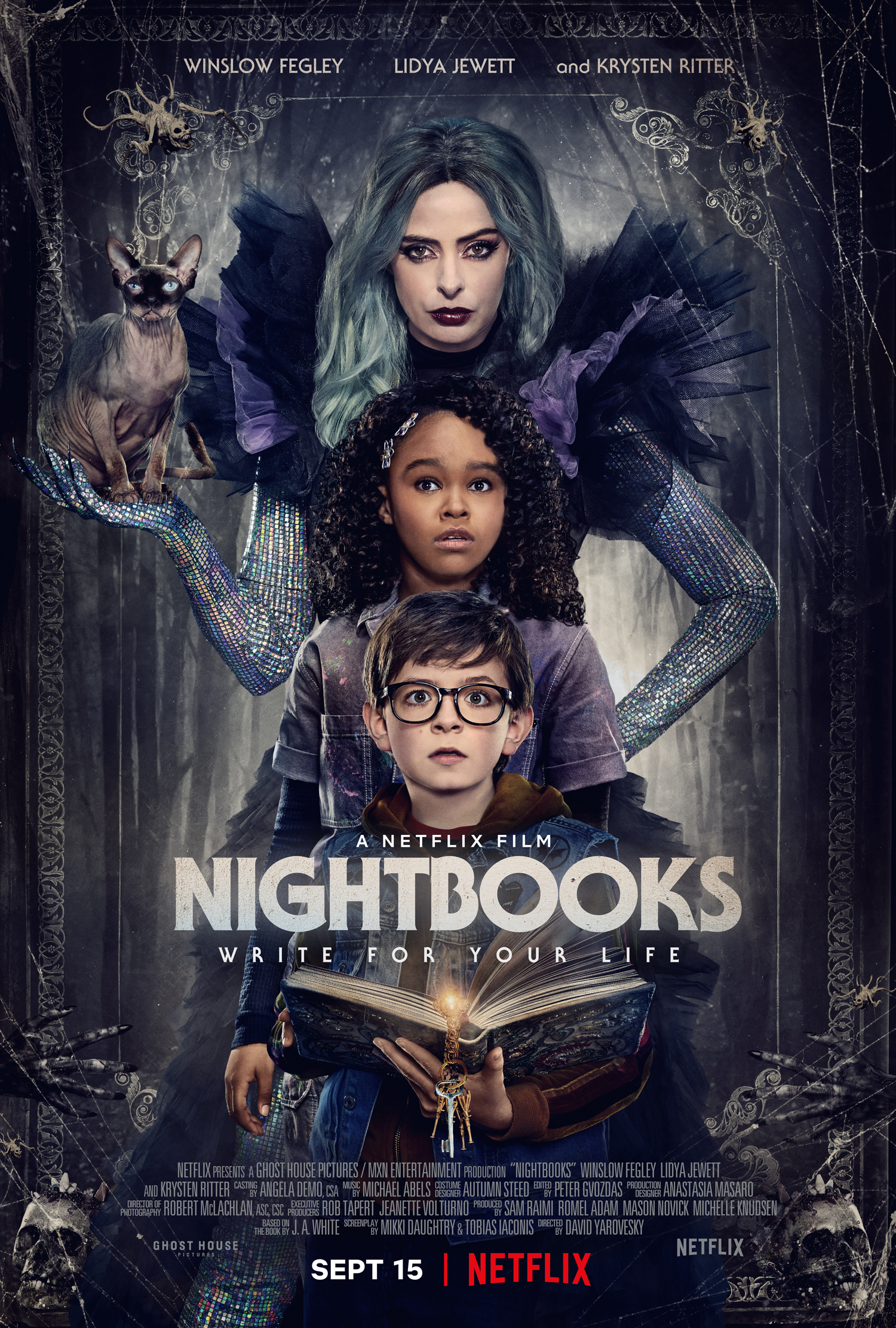 Filme de terror infantil 'Noitários de Arrepiar' da Netflix produzido por Sam Raimi estreia em Setembro - Trailer e imagens