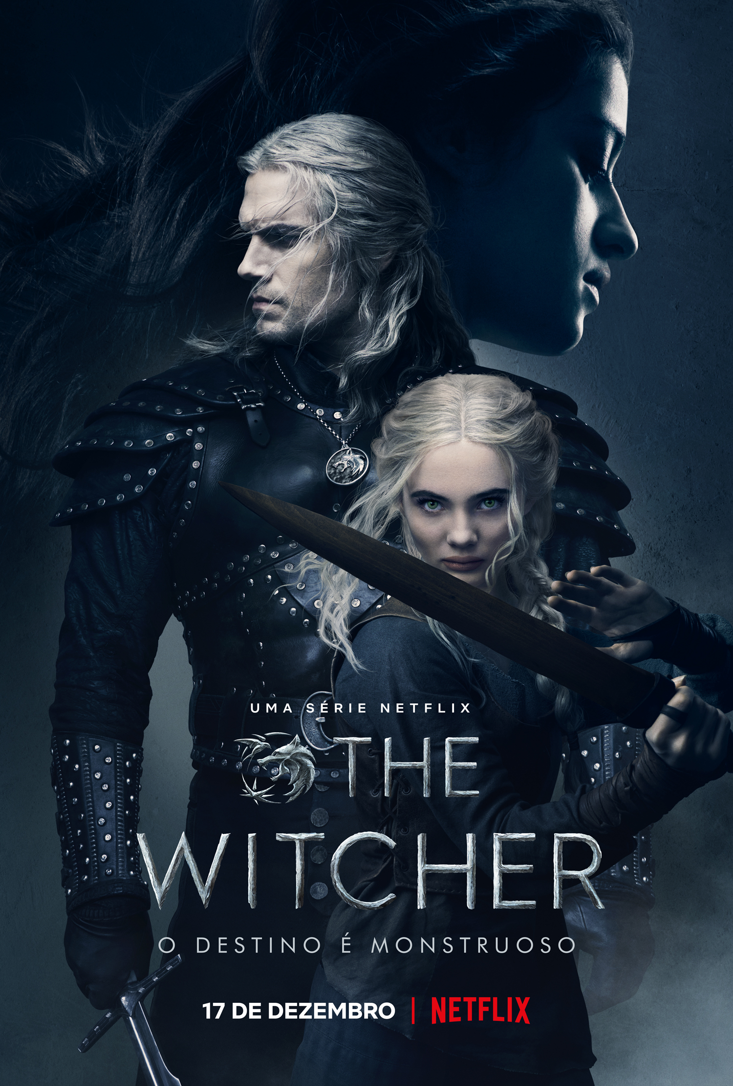 Segunda temporada de "The Witcher" (pôster) estreia na Netflix