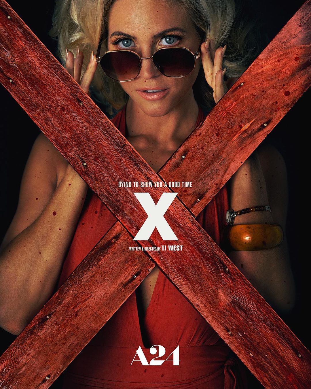 x a24 ti west horror movie poster 4
