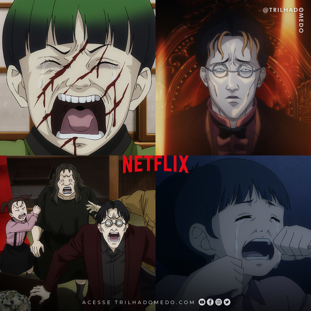 Anime de terror antológico de Junji Ito tem imagens divulgadas pela Netflix