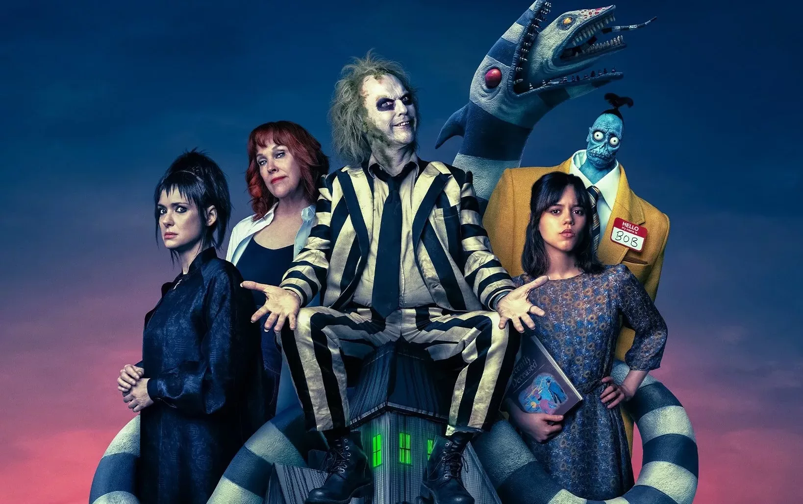 OS FANTASMAS AINDA SE DIVERTEM: BEETLEJUICE BEETLEJUICE l poster