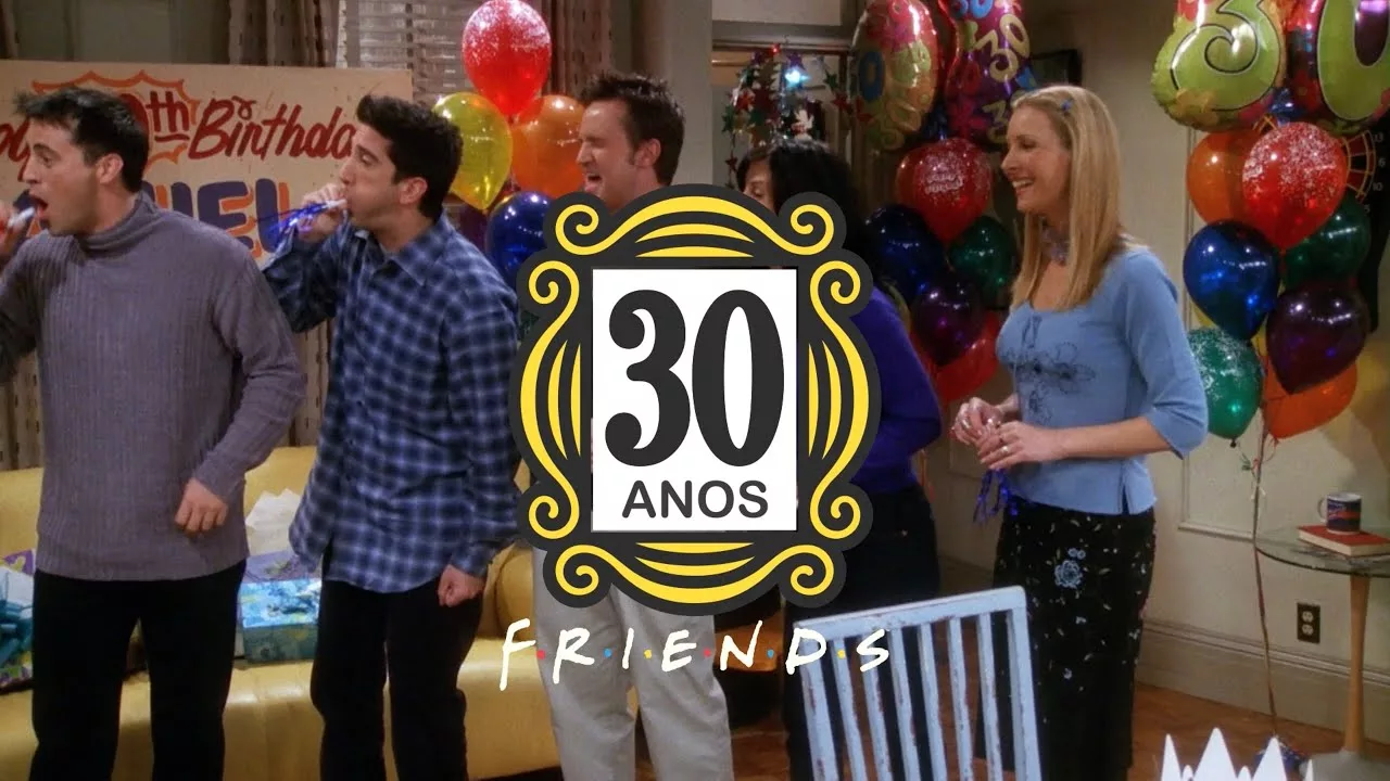 Friends tá de aniversário! 💖 No dia 22 de setembro, vamos comemorar os 30 anos da série que todo mundo ama, na Warner Channel e na Max.