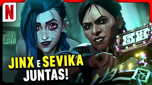 Jinx e Sevika enfrentam gangue juntas! | Arcane - 2ª Temporada | Netflix Brasil